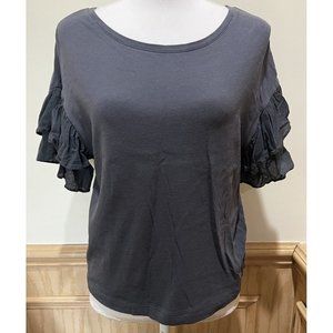 Express ~ Short Ruffle Sleeve Top ~ Size X-Small ~